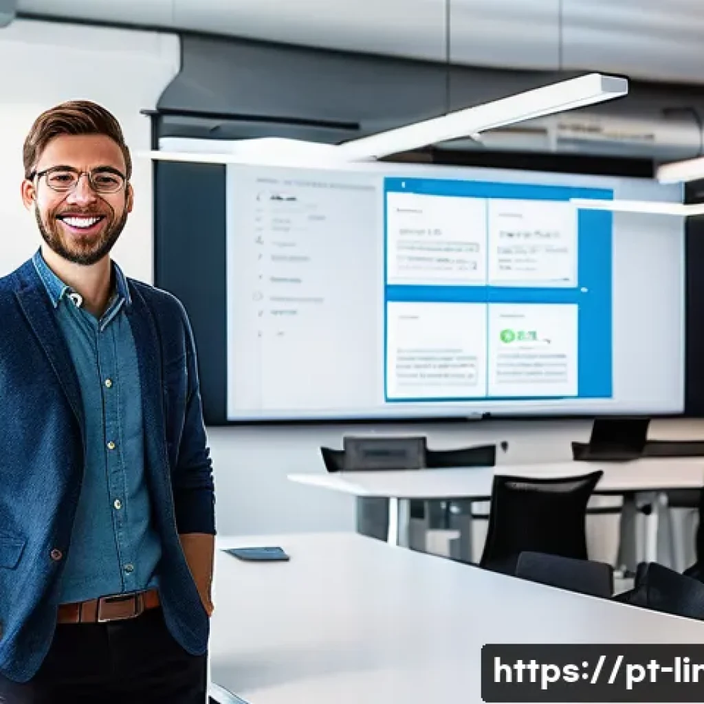 리눅스 자격증 취득 후 대기업 연봉 협상 팁 - **Prompt:** A brightly lit, modern co-working space in Lisbon. A young professional, dressed in smar...