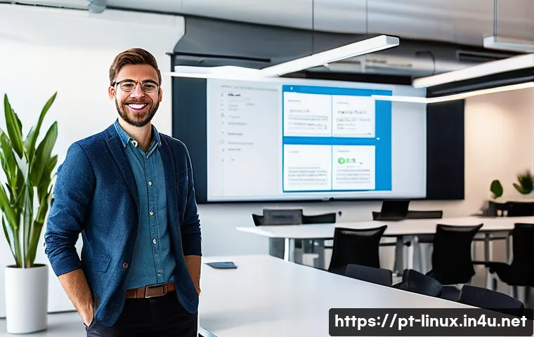 리눅스 자격증 취득 후 대기업 연봉 협상 팁 - **Prompt:** A brightly lit, modern co-working space in Lisbon. A young professional, dressed in smar...